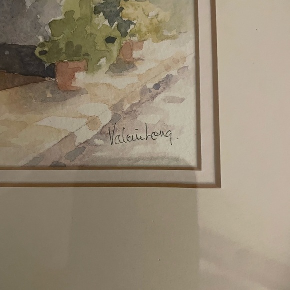 Watercolor French Painting Signed by Artist - Picture 2 of 4